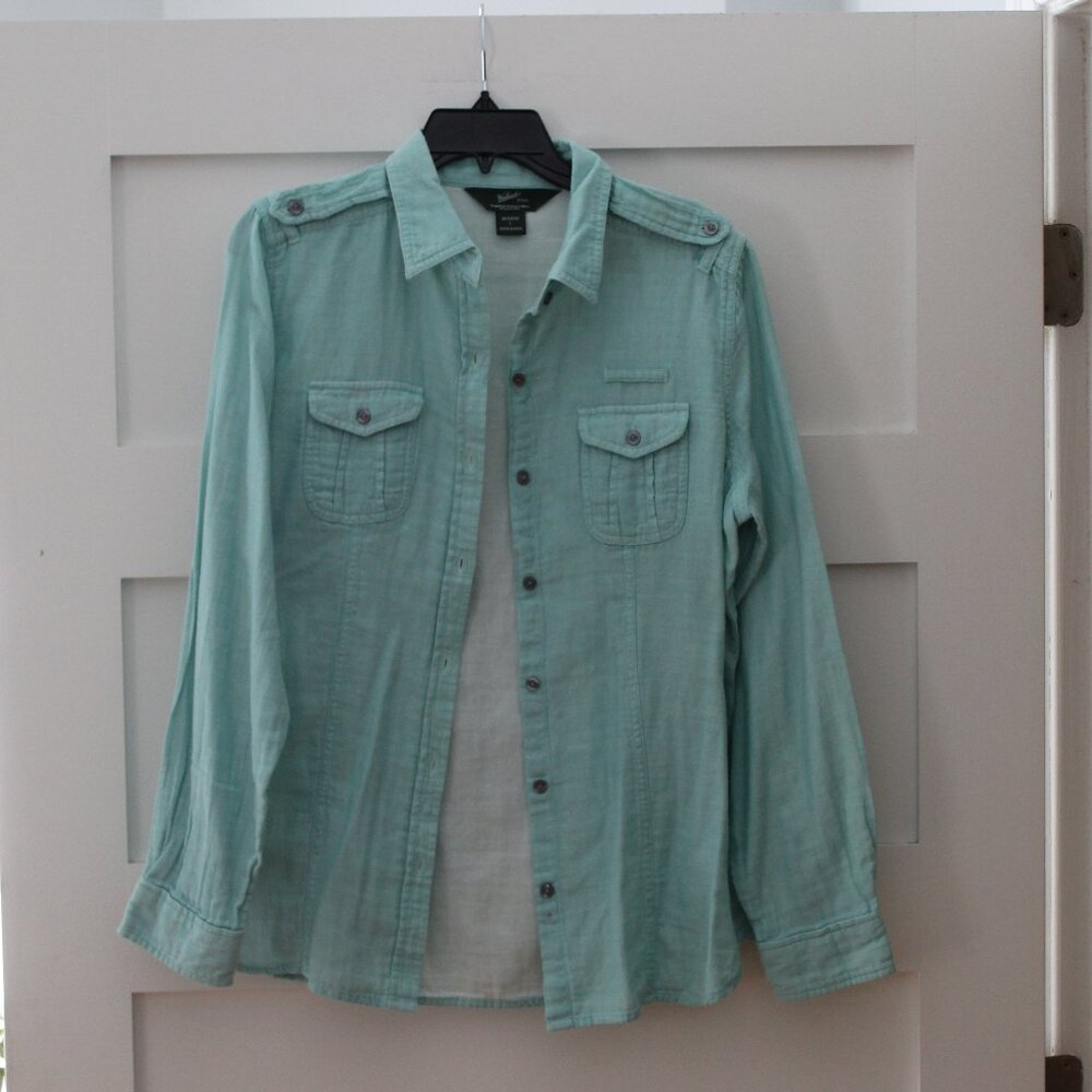 Woolrich Jean Looking Button Up Womens Large